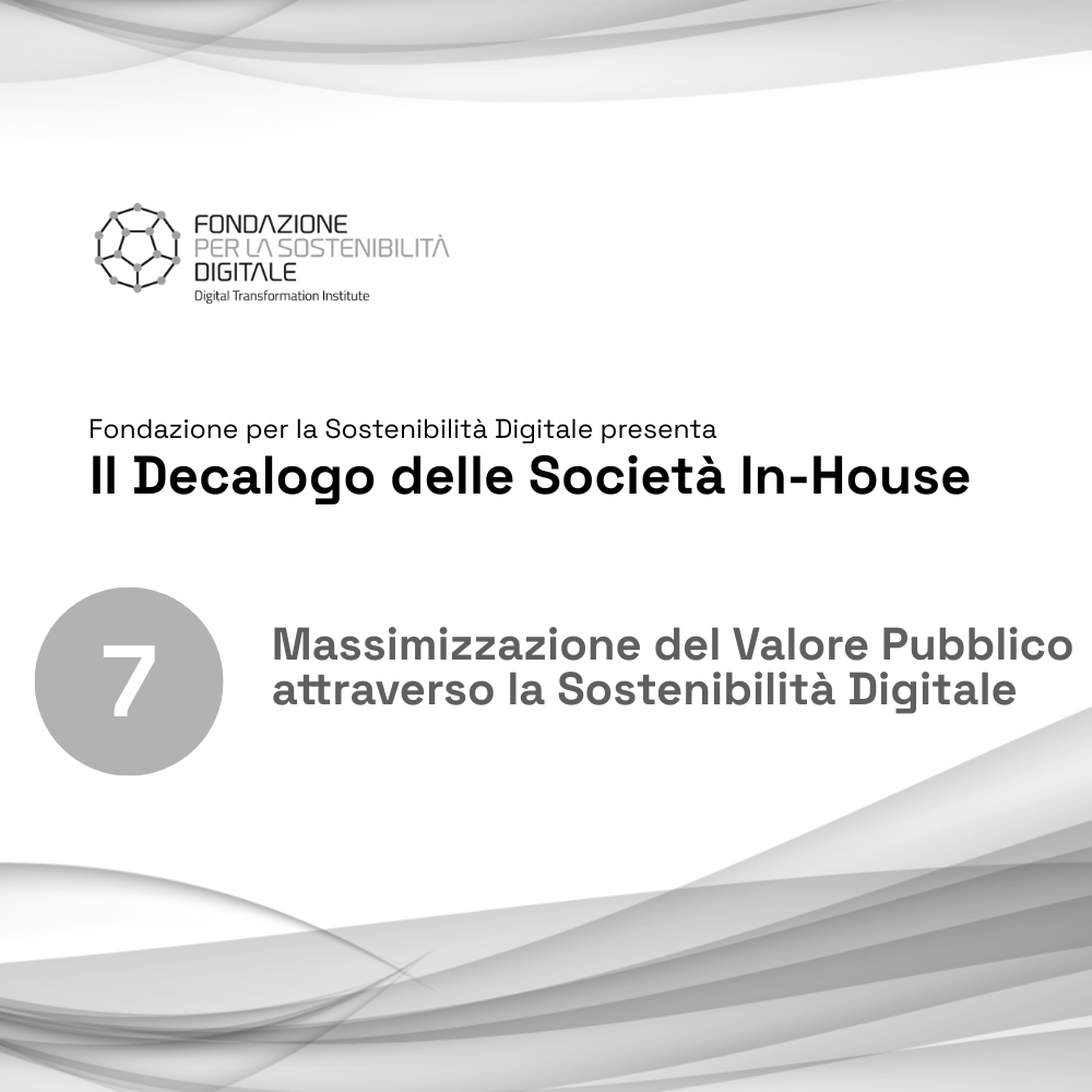 Costruire valore, coltivare equità. La PA nell’era della sostenibilità digitale