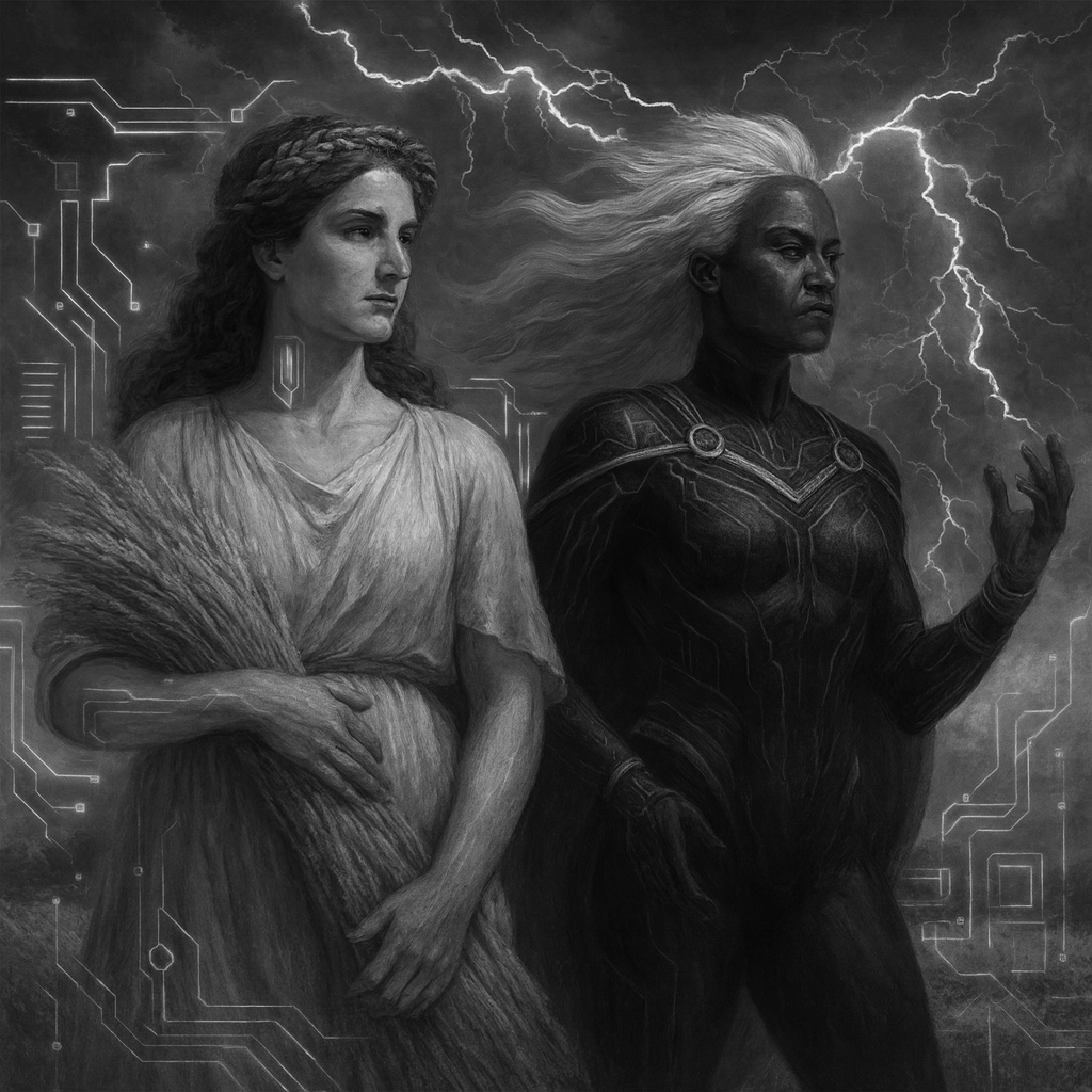 Tra terra e nuvole: Demetra e Storm nella lotta alla fame digitale