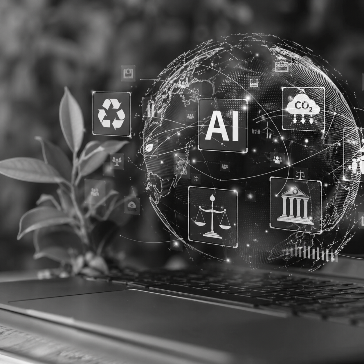 Artificial Intelligence, Digital Sustainability and Technical Standardisation