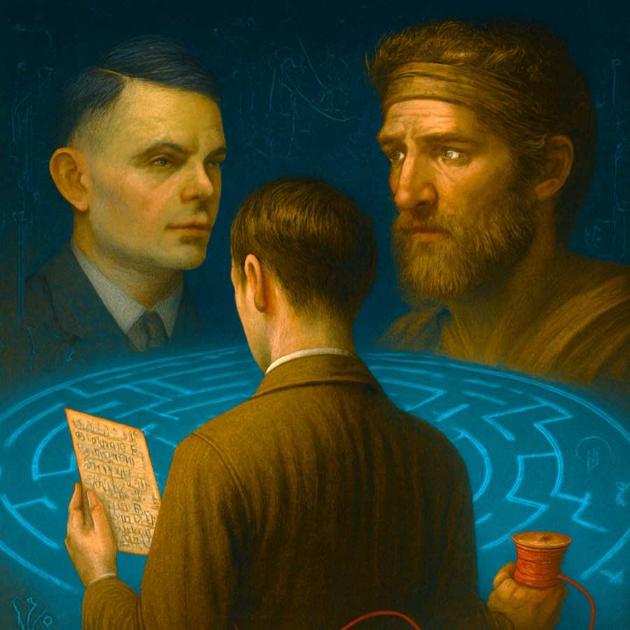Turing y Dédalo: trabajo que descifra y construye